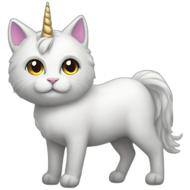 Unicorn cat emoji