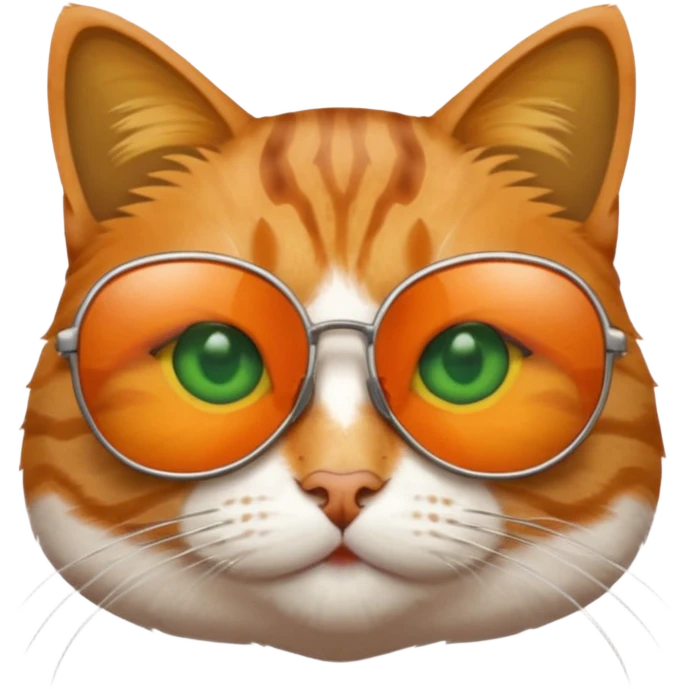 Cat wearing sunglasses emoji
