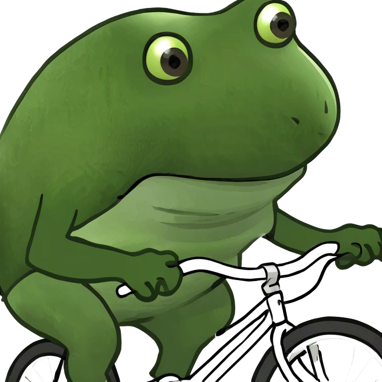 bufo riding a bike emoji