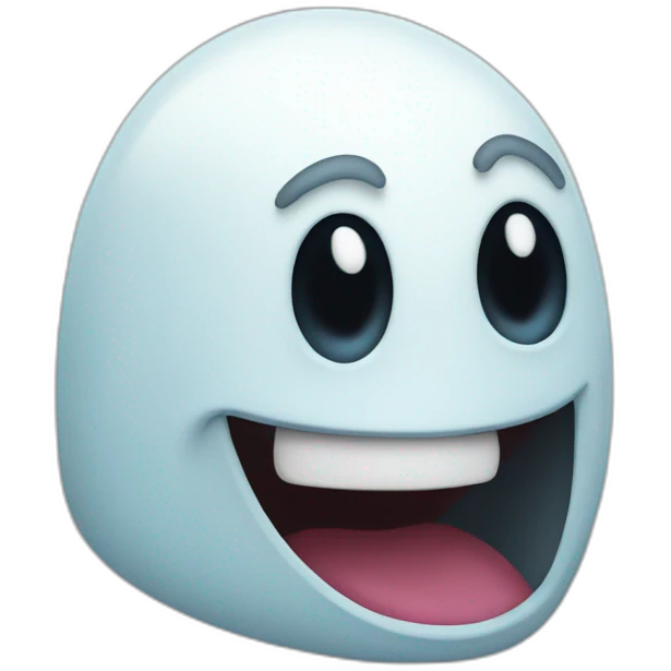 Zany face + ghost emoji