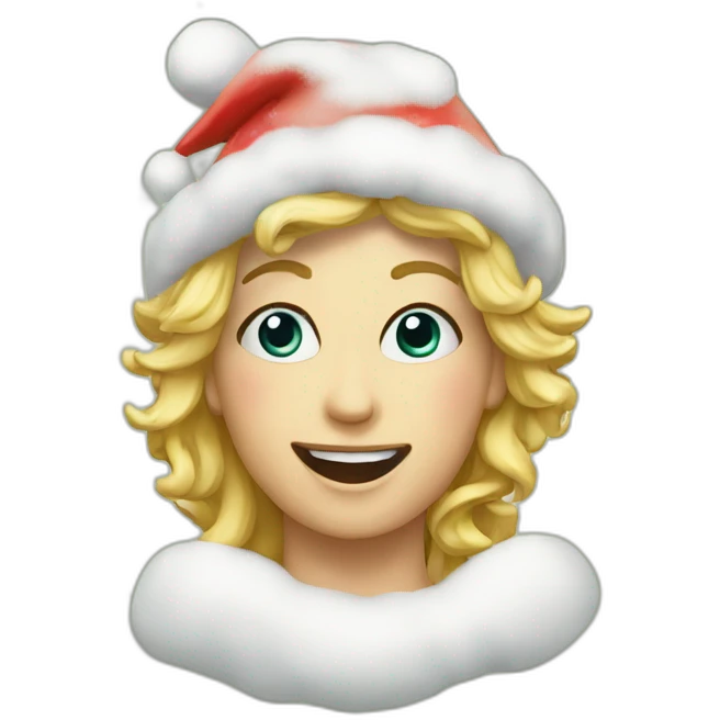 Enorma décoration de noel emoji