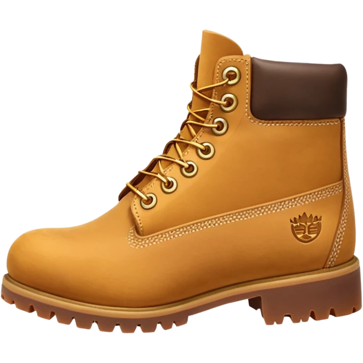 Сделай пару ботинок Timberland в классической расцветке emoji