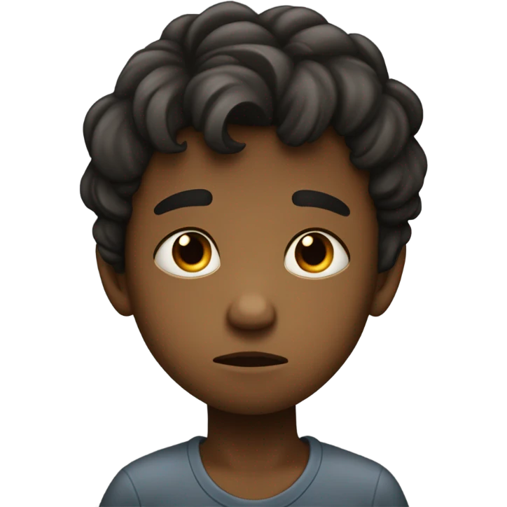 Sad boy emoji