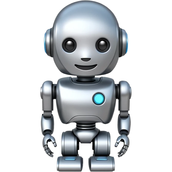 3D AI Robot Mascot - Chatbot Iconemoji emoji