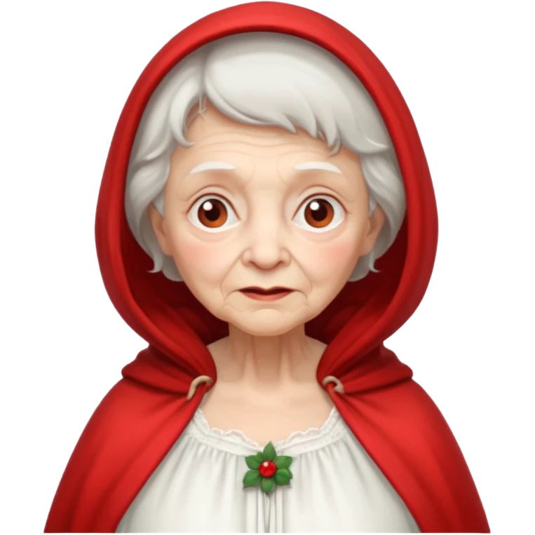 The Grandmother in the fairy tale Little Red Riding Hood emoji