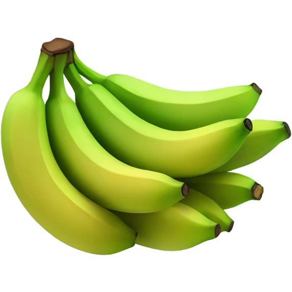 Green banana bunch  emoji