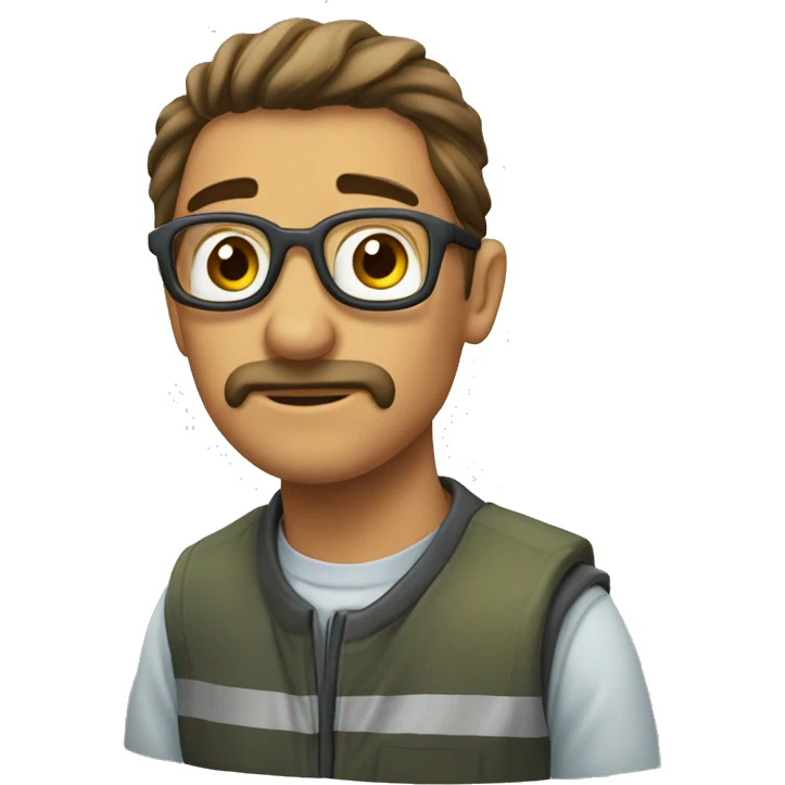 pierna metida en lodo  emoji