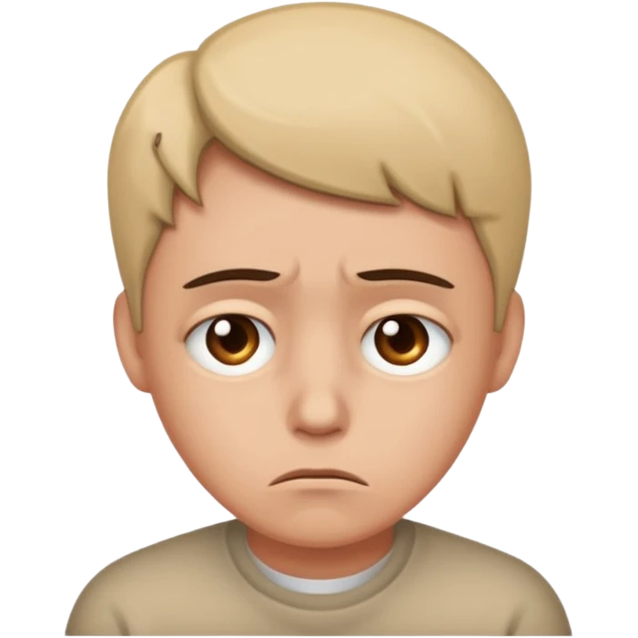 Sadness - feeling of sorrow or unhappiness emoji