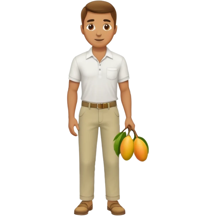 HOMBRE VENDEDOR DE MANGOS CUERPO COMPLETO emoji