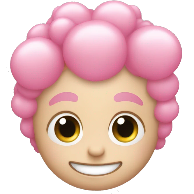 pink bubbles emoji