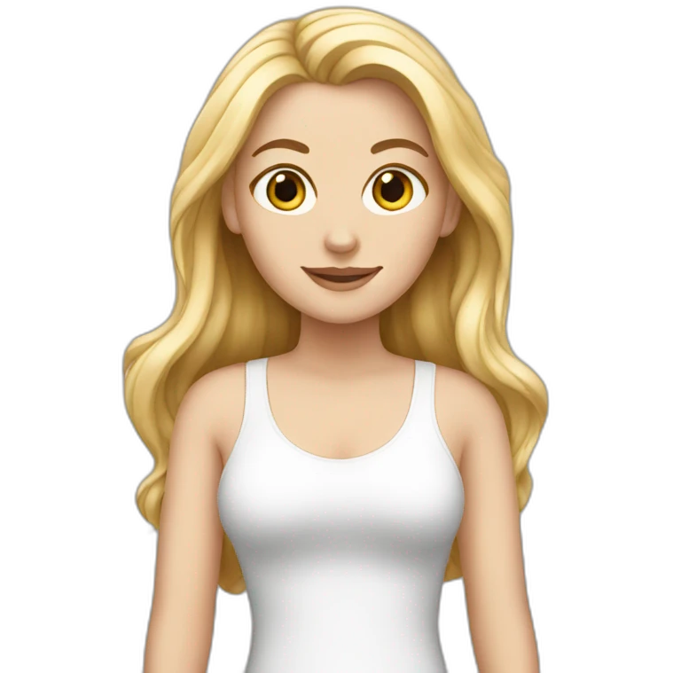 support white girl emoji