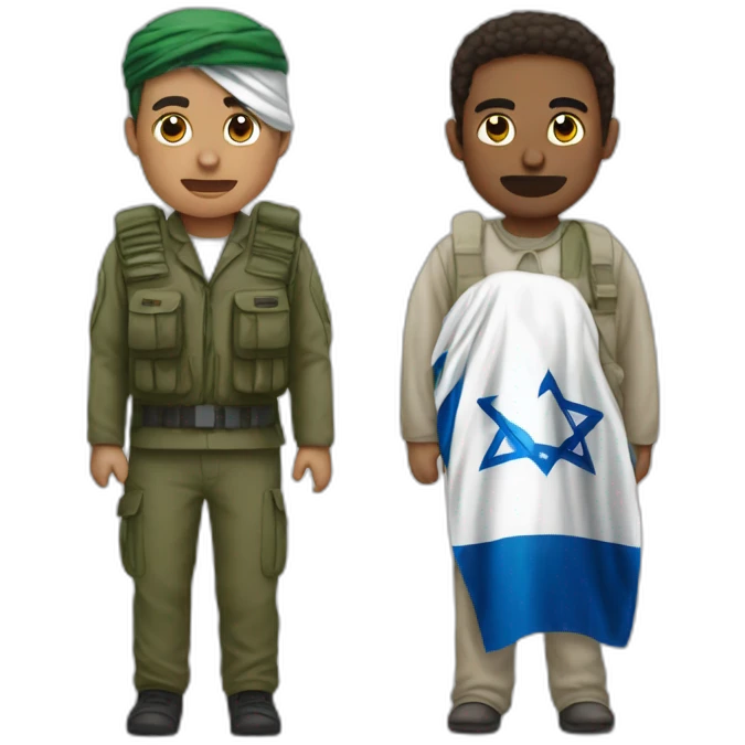 israel vs palestine emoji