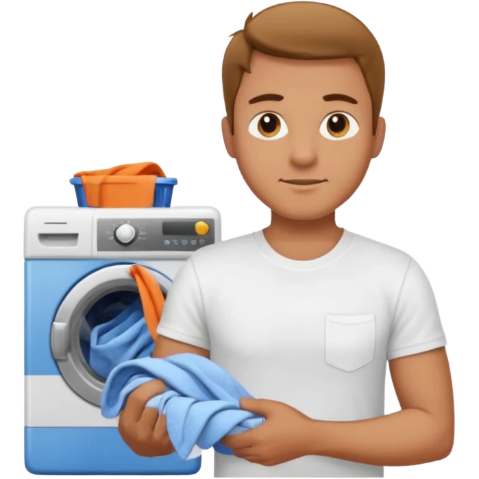 laundry man emoji