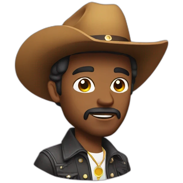 Disco cowboy emoji
