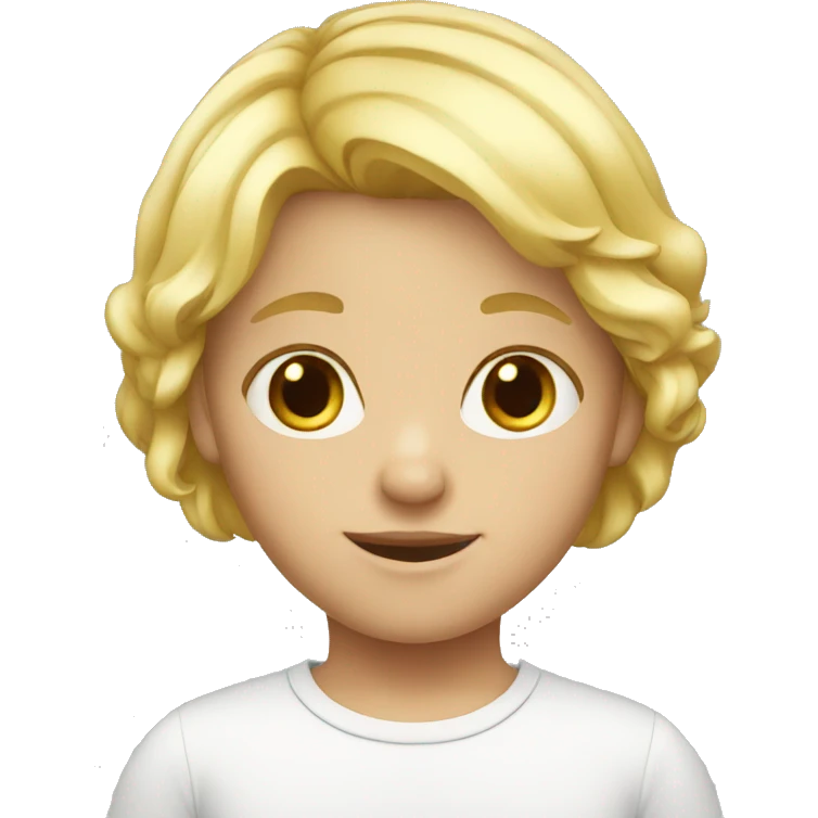 blond child emoji