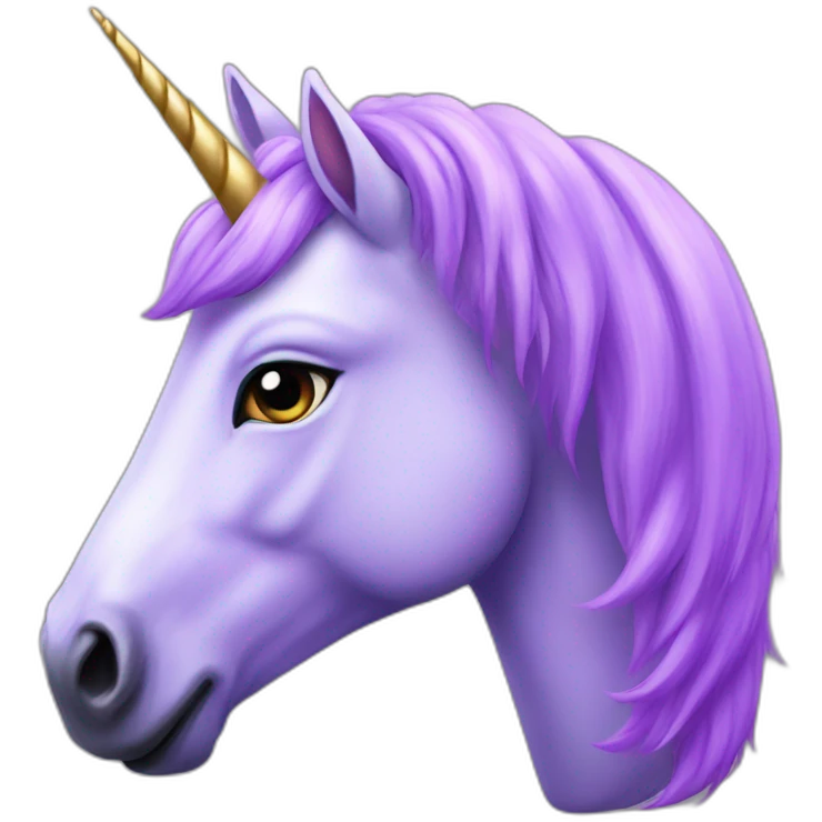 unicorn purple emoji