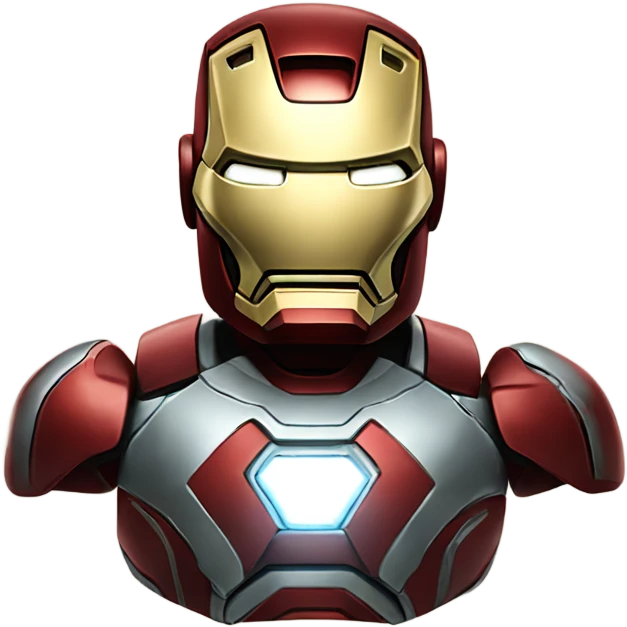 réalistic Fat iron man emoji