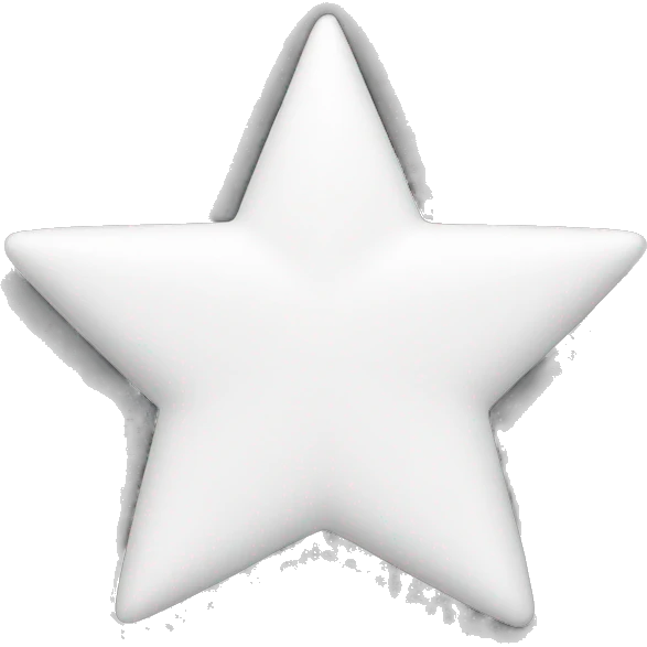 A white star emoji