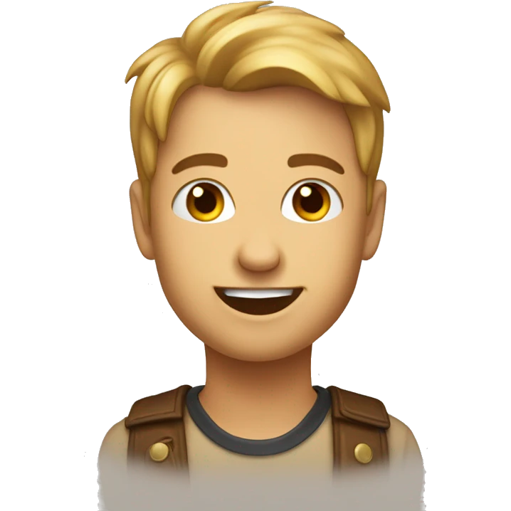 Hartje licht bruin emoji