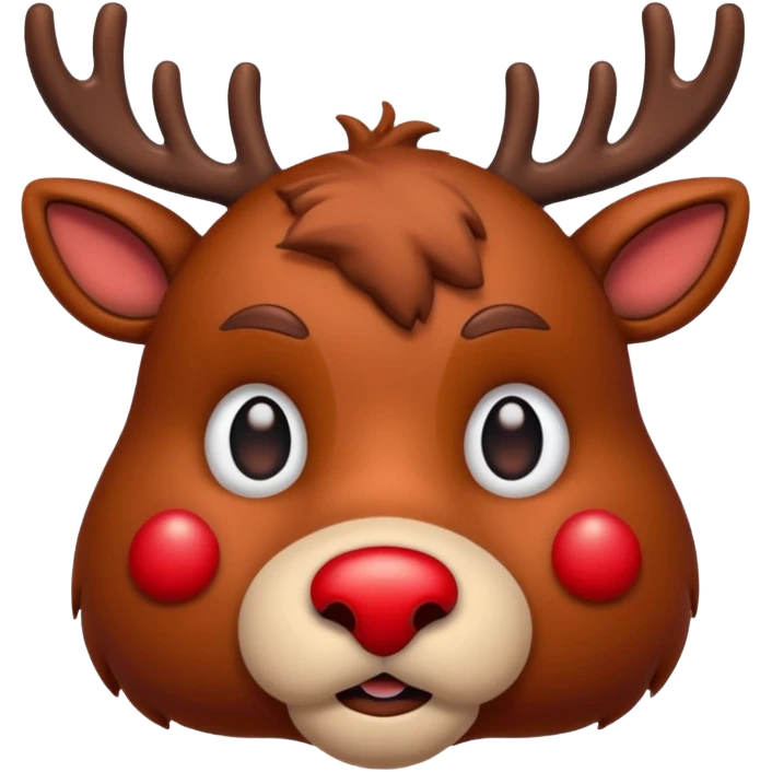 sad rudolph emoji