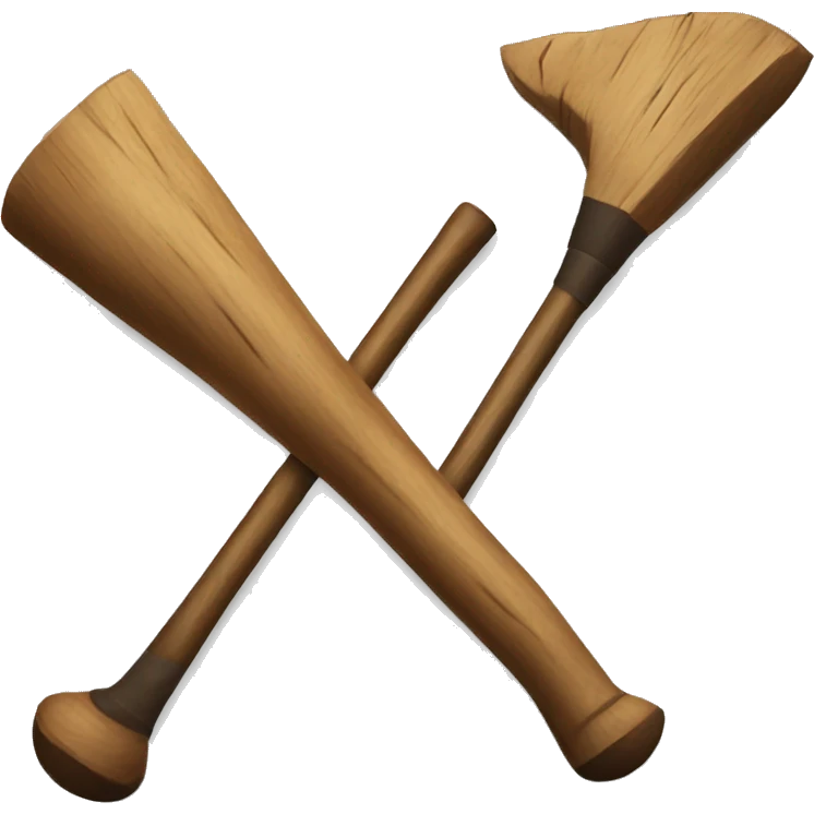 Wood club emoji