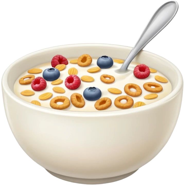 Cereal bowl emoji