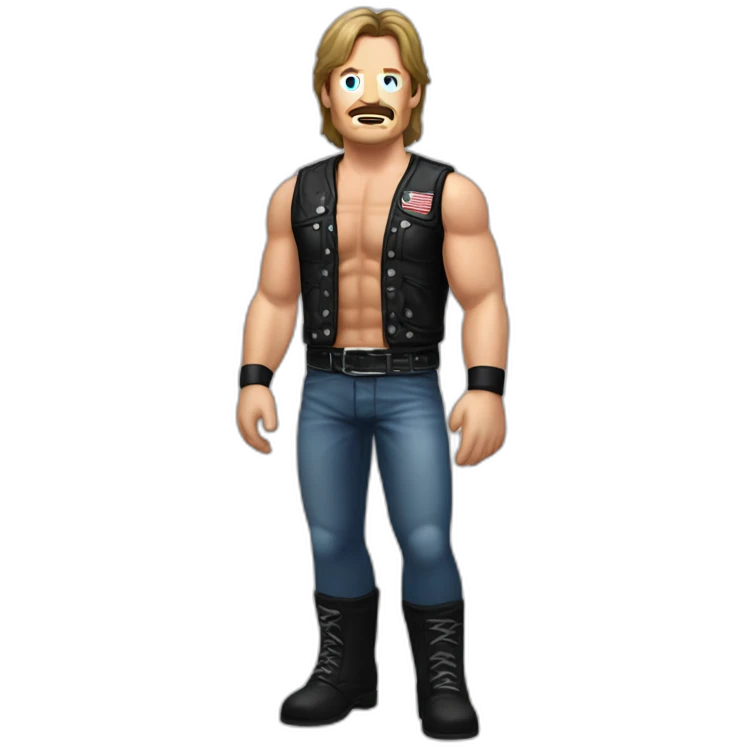 Roddy Piper WWE full body emoji