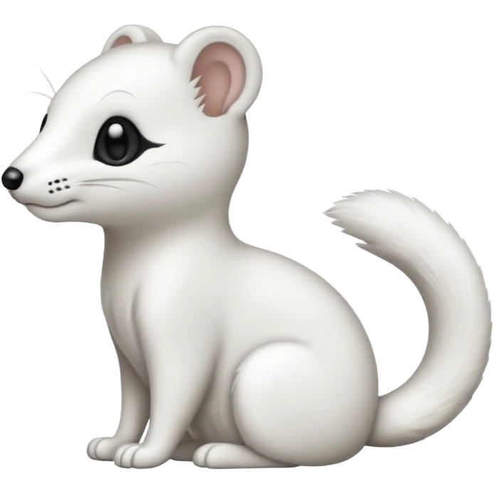 Emoji hermine du drapeau breton. Ne modifie par le design, je veux juste l'hermine en noir. Je te parle du petit symbole emoji