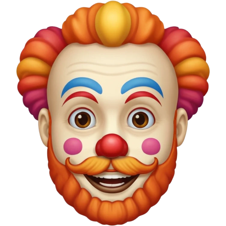 clown with beard emoji