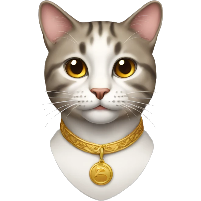 Rich cat emoji