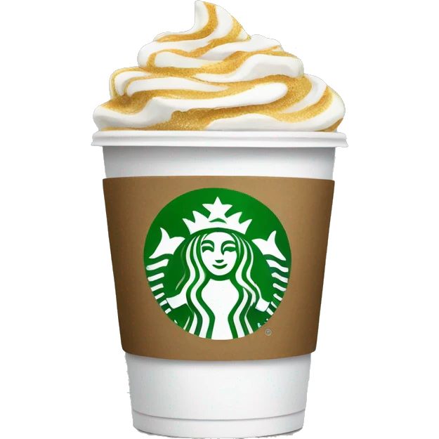 Starbucks cup emoji