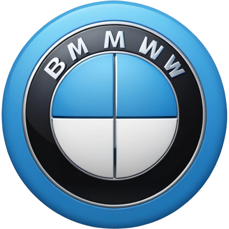 Create BMW logo Emoji emoji
