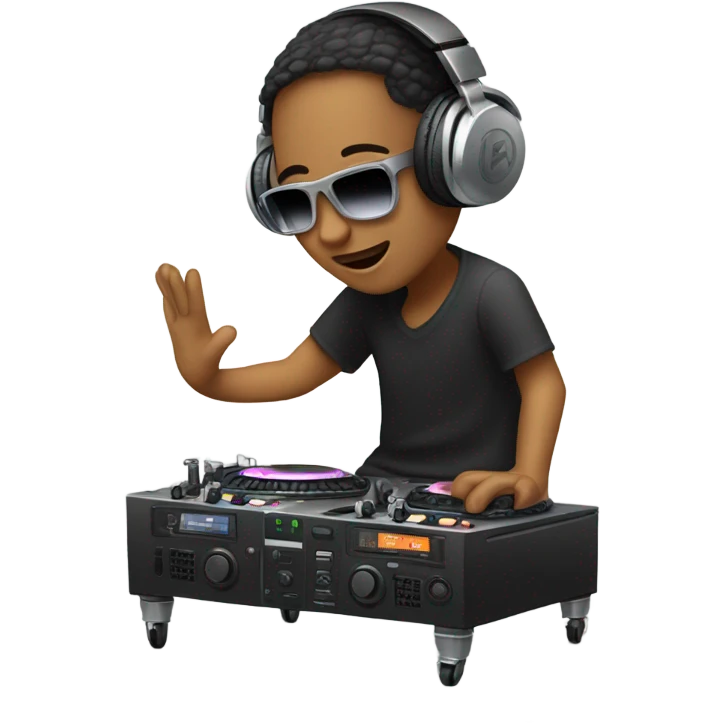 adult handicap djing emoji