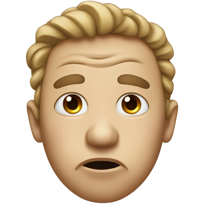 Disgusted emoji