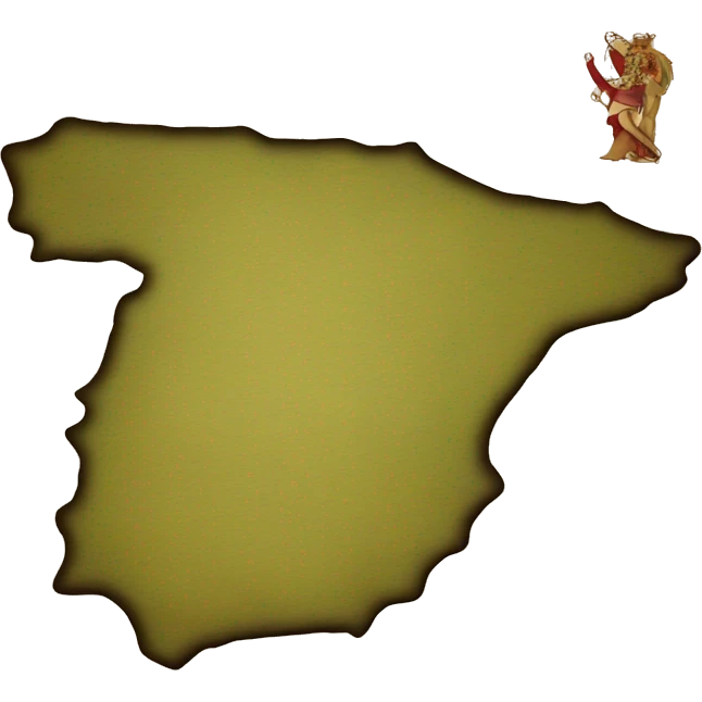 Map ofSpanish empire emoji
