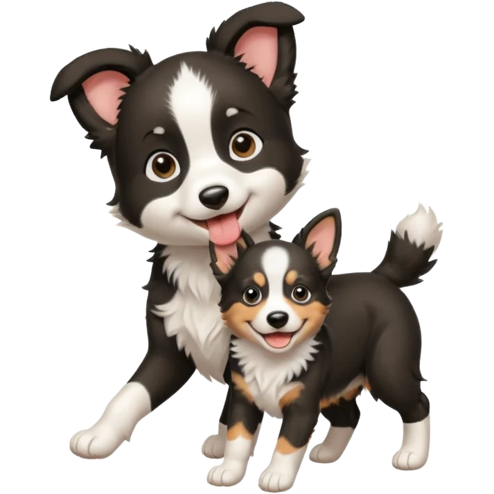 smile bordercollie baby emoji