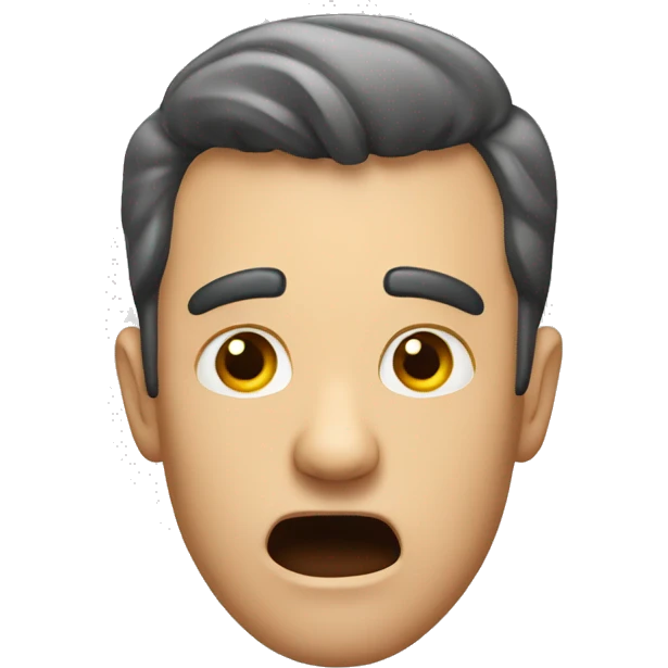Englishman have a surprised  emoji