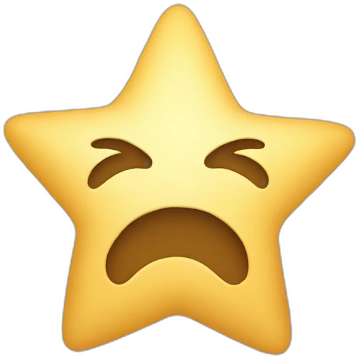 Star that says subscribe emoji
