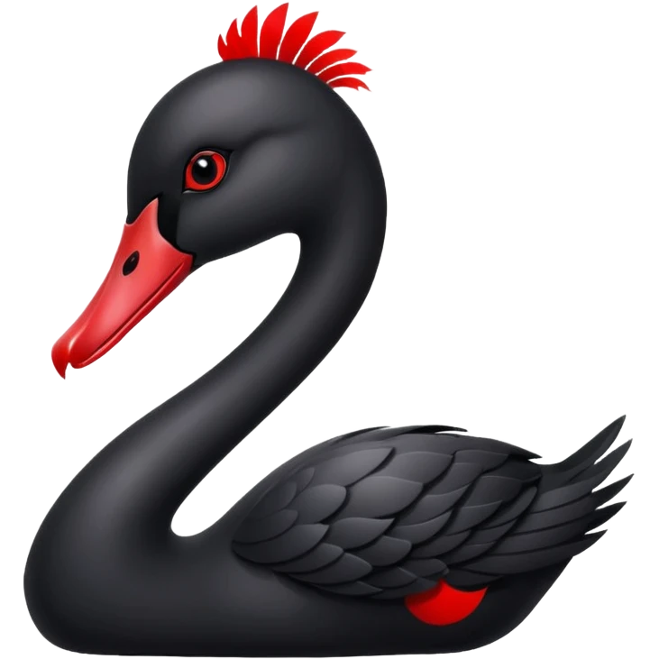 Black swan one emoji