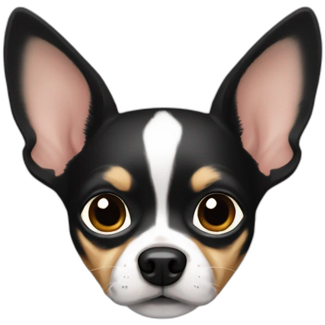 CHIHUAHUA NOIR ET MARRO emoji