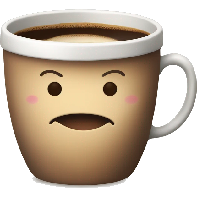 Cup of coffee cute cup emoji