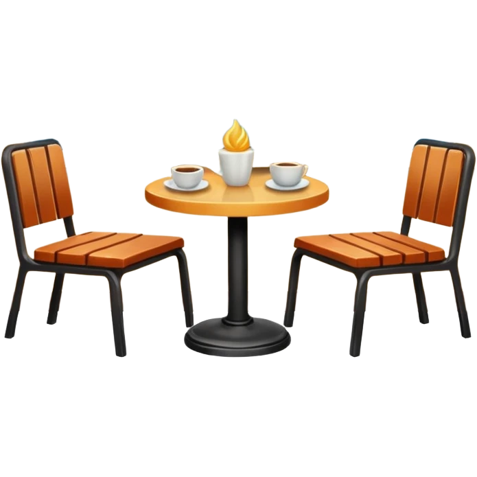 Rainy cafe emoji