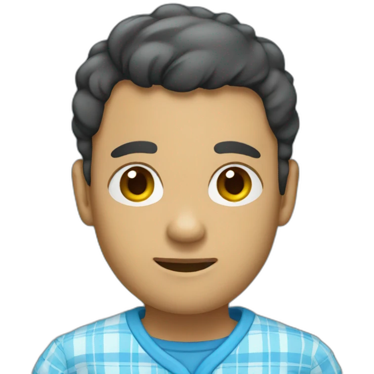 blue pajama shirt emoji