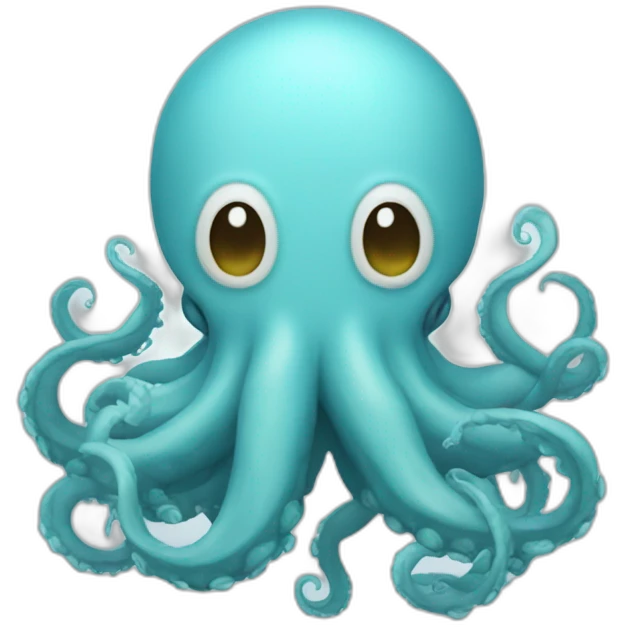 light blue kraken emoji