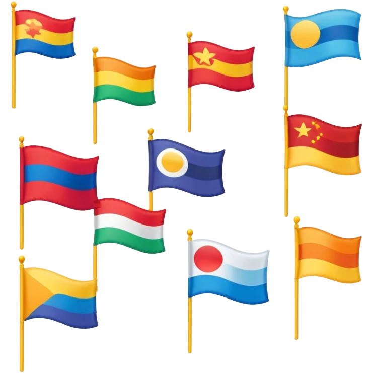 Drapeaux voyageur emoji