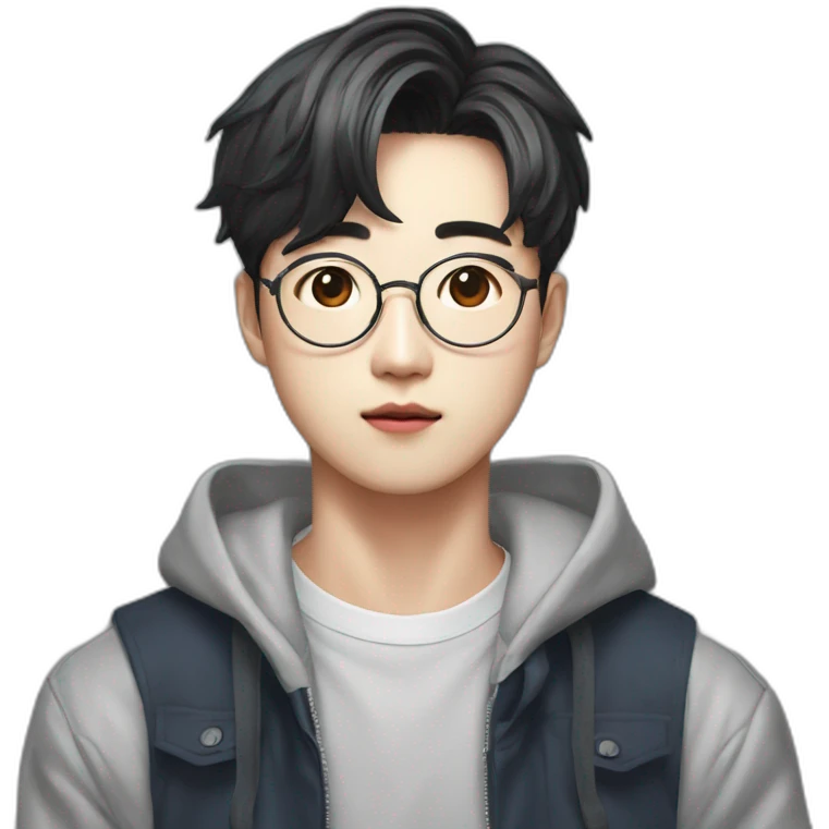 Kim seok jin  emoji