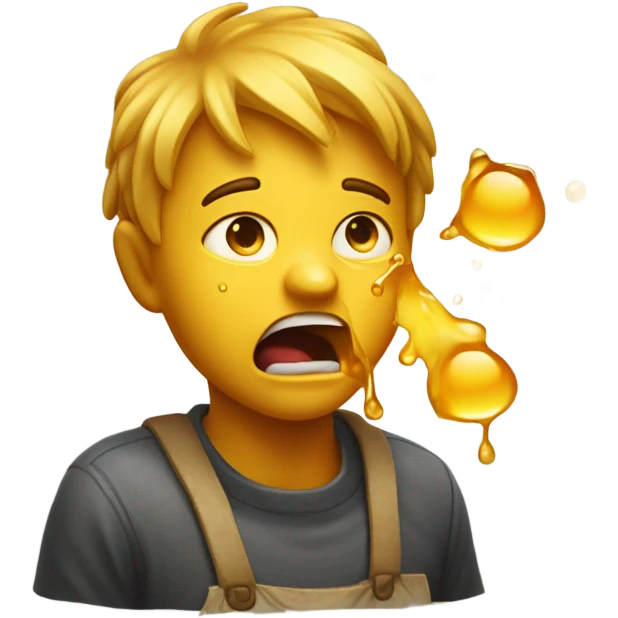 throwing up honey emoji