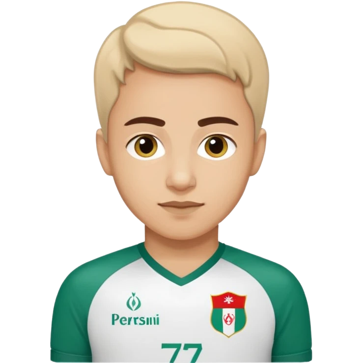 عکس مسی با لباس پرسپولیس تهران با لگو  emoji