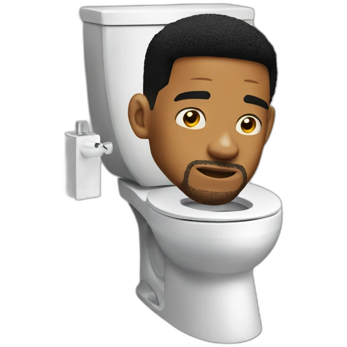 will smith at toilet emoji