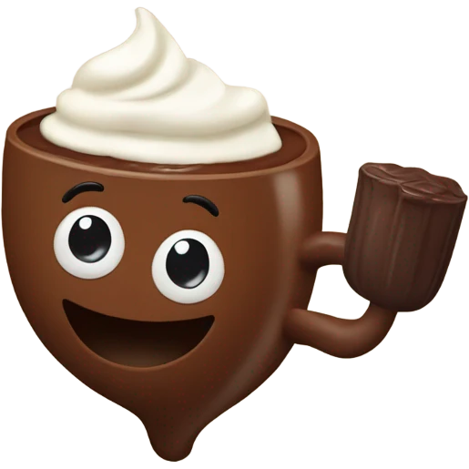 Cocoa with cream emoji